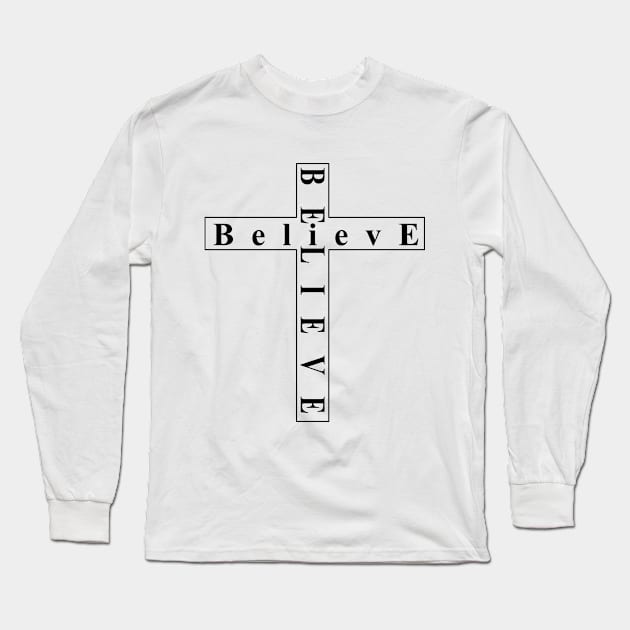 Holy cross Long Sleeve T-Shirt by Porus